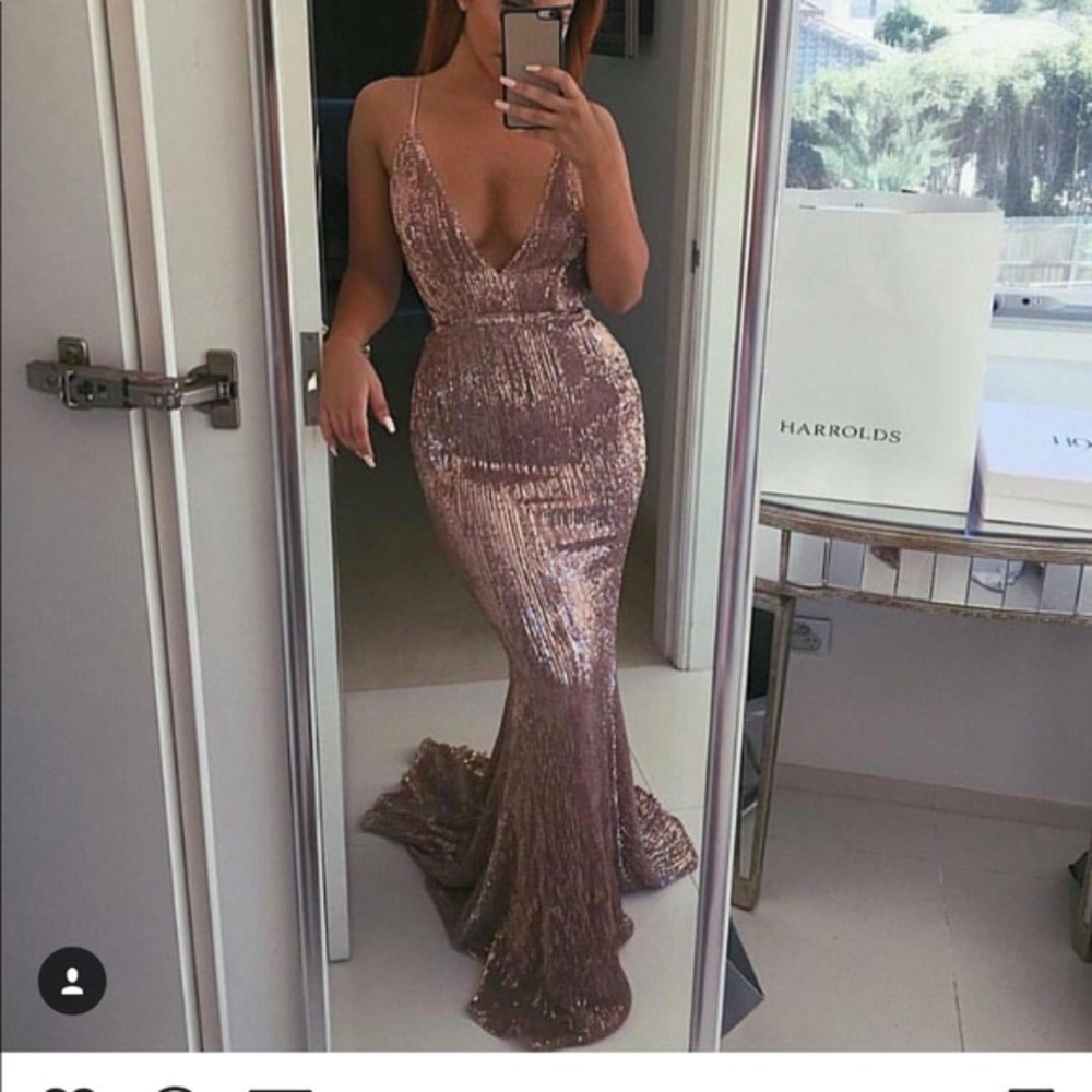 Abyss by Abby JILAH sequin gown